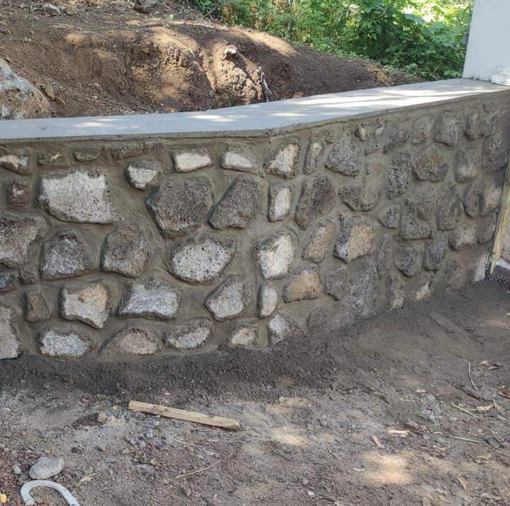 Travaux de moellonage La Réunion